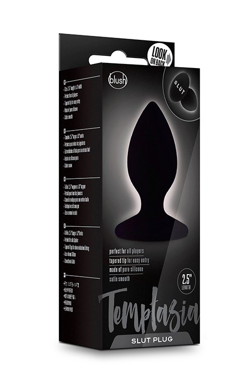 Анальна пробка TEMPTASIA SLUT PLUG BLACK