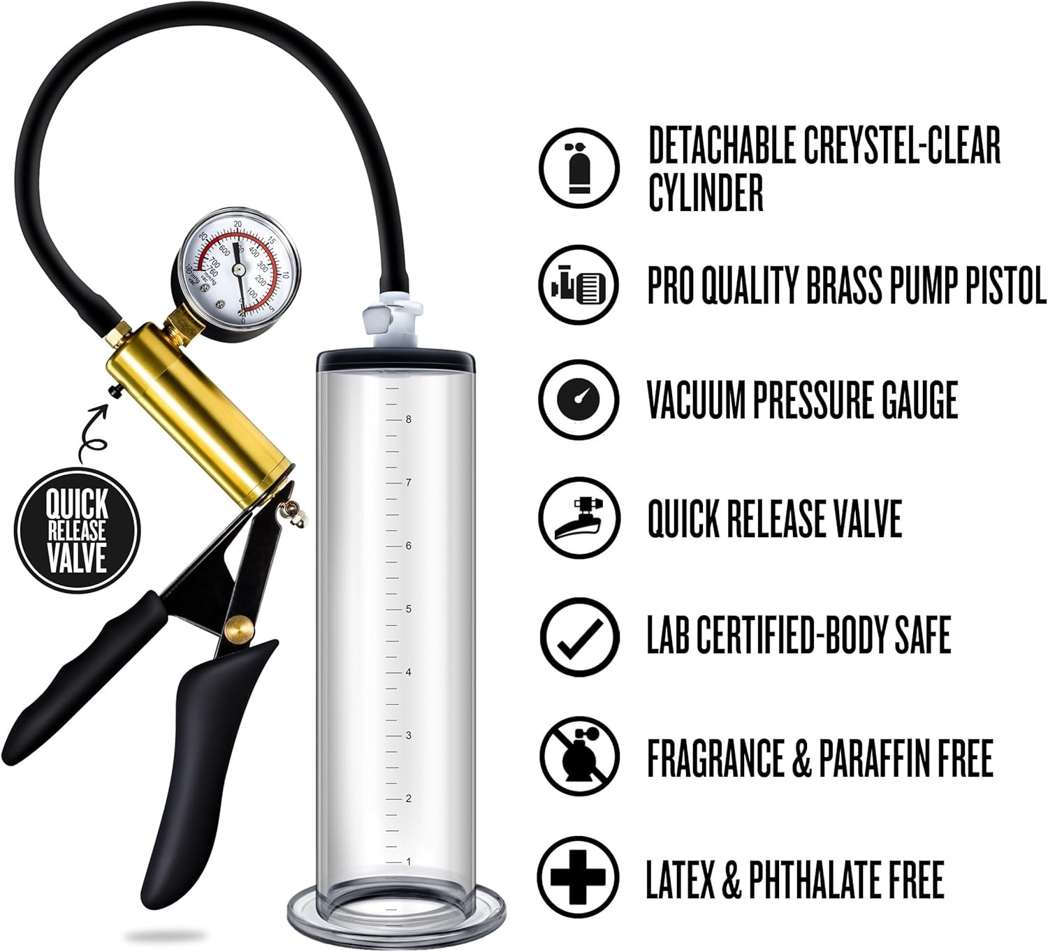 Вакуумна помпа VX6 VACUUM PENIS Pump CLEAR