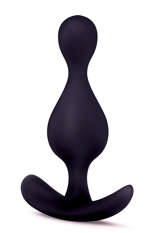 Анальний плаг ANAL ADVENTURES PLATINUM WAVE BLACK