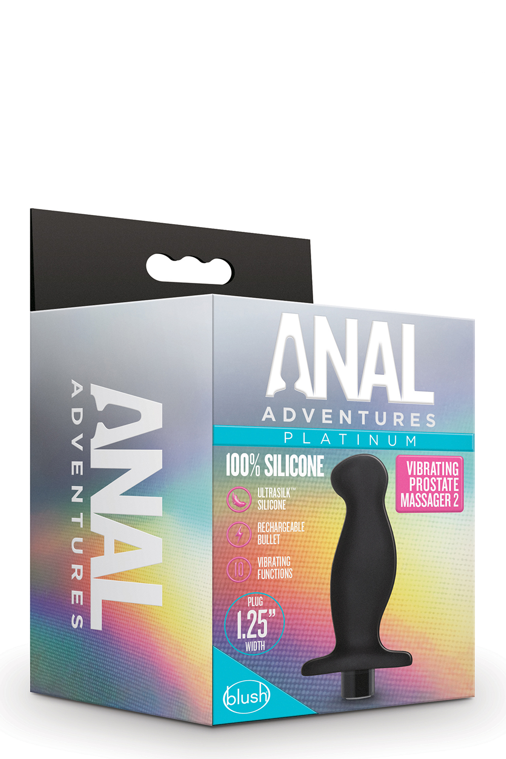 Масажер простати Blush Anal Adventures Platinum Silicone Vibrating