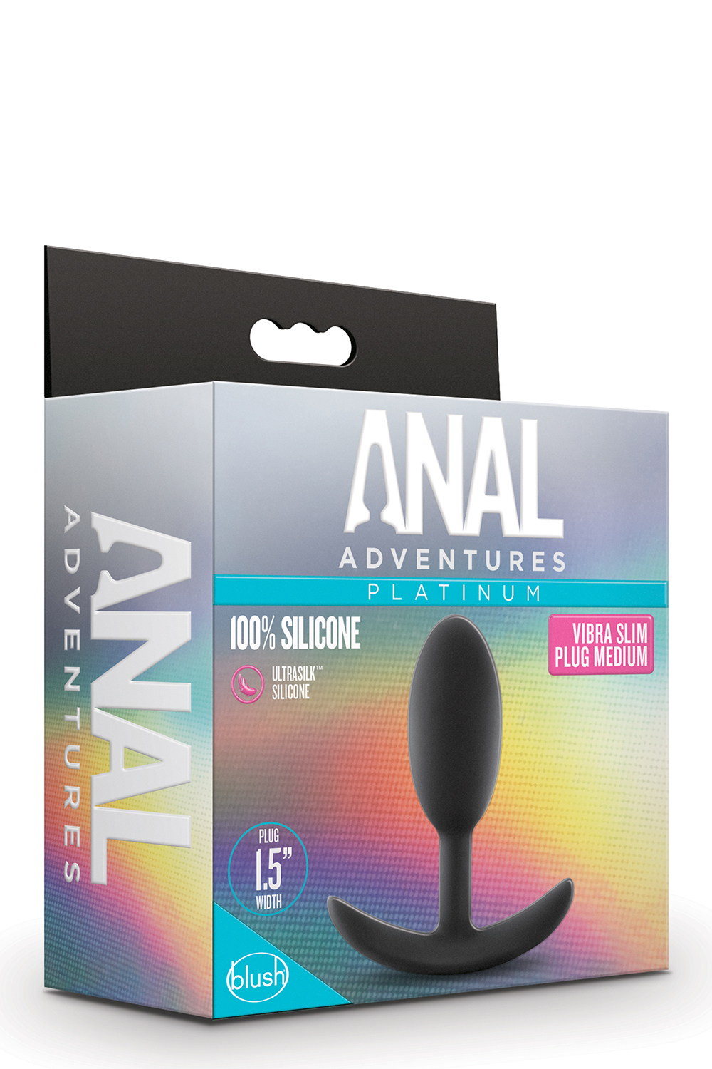 Анальна пробка Blush ANAL ADVENTURES VIBRA SLIM PLUG MEDIUM