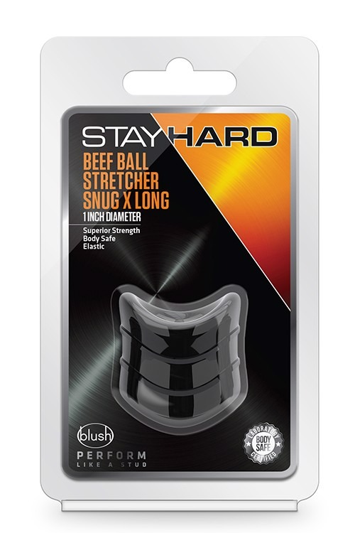 Кільце ерекційне для пеніса Blush Stay Hard чорне, 3.8 х 2.5 см