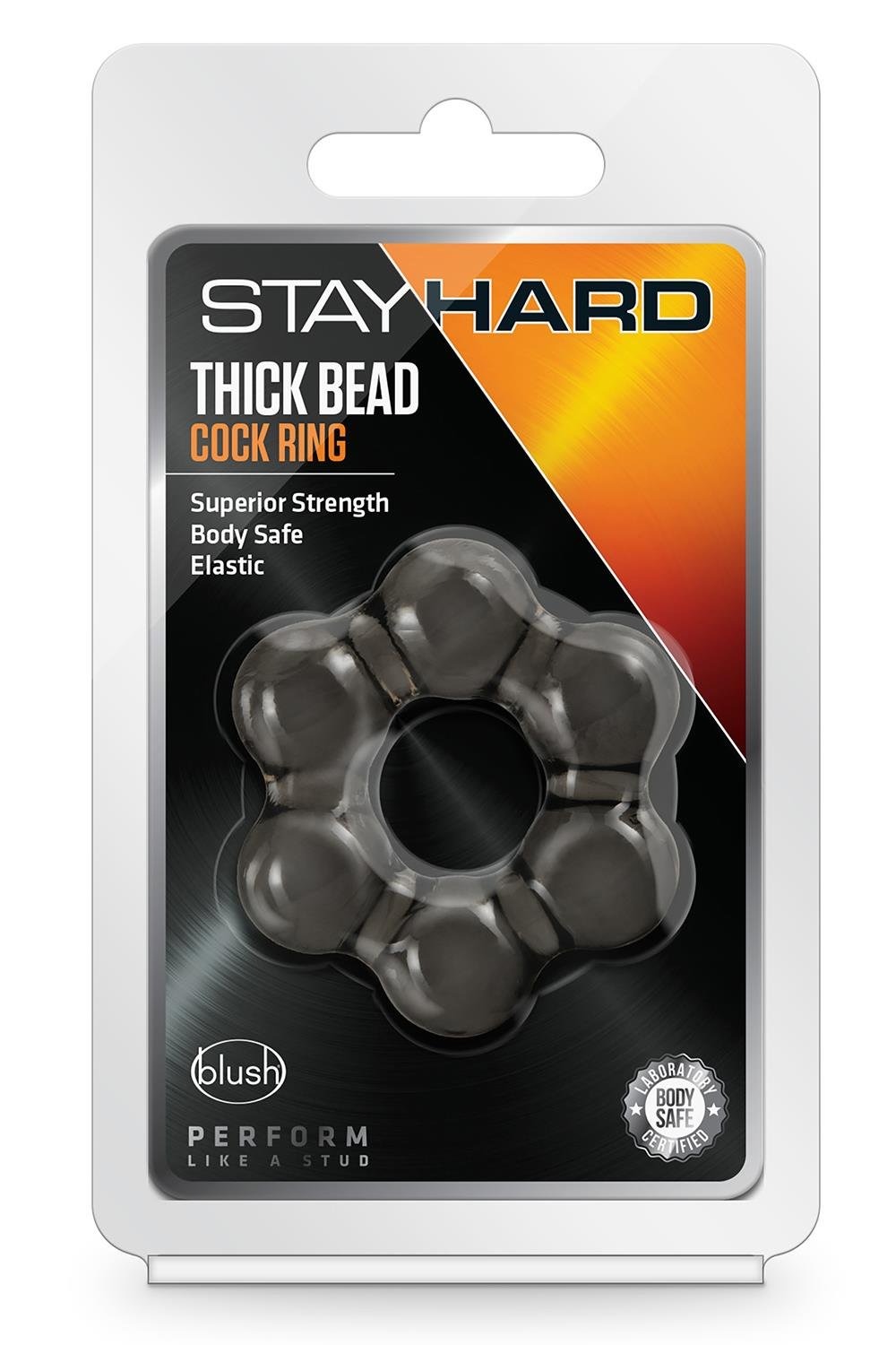 Кільце ерекційне у формі квітки Blush Stay Hard чорне