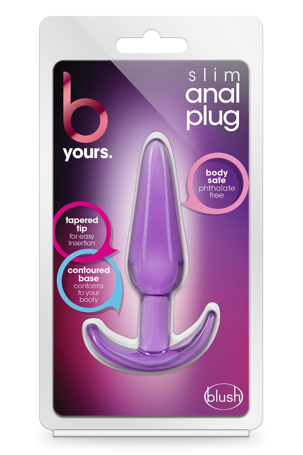 T331510 Анальный плаг B YOURS SLIM ANAL PLUG PURPLE