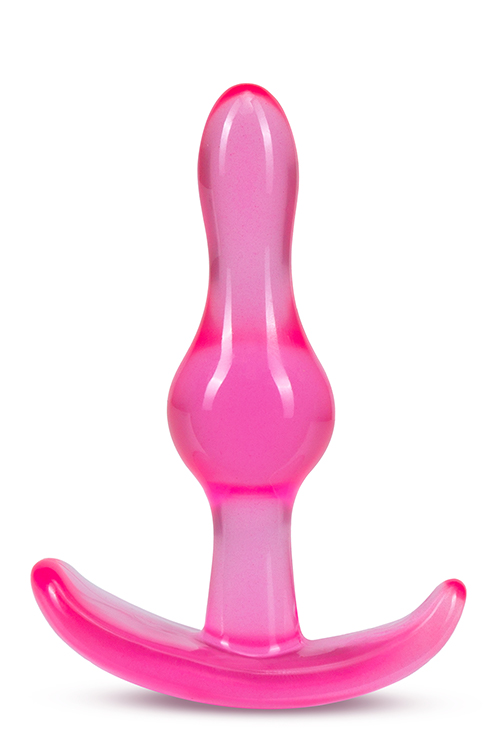 Анальний плаг із стопером Blush B Yours Curvy Anal Plug рожевий