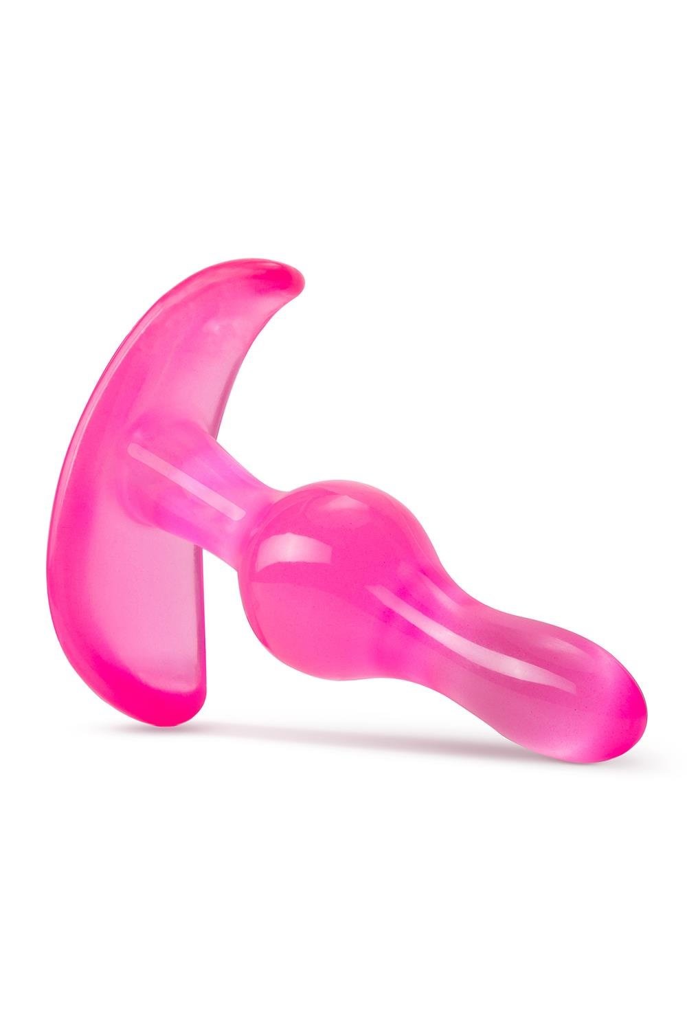 Анальний плаг із стопером Blush B Yours Curvy Anal Plug рожевий