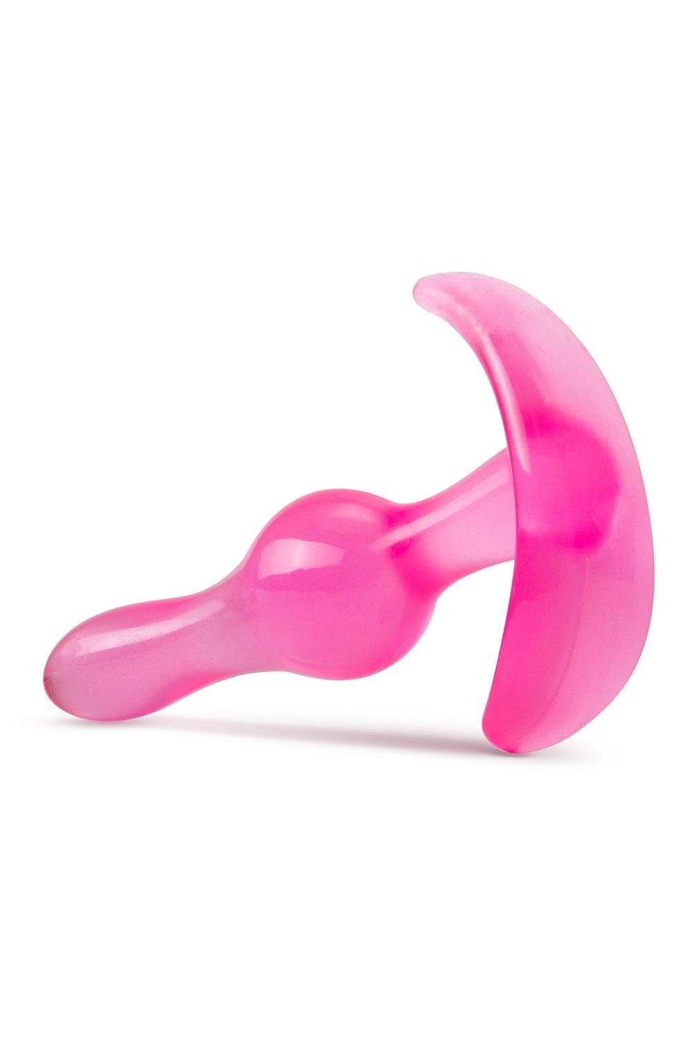 Анальний плаг із стопером Blush B Yours Curvy Anal Plug рожевий
