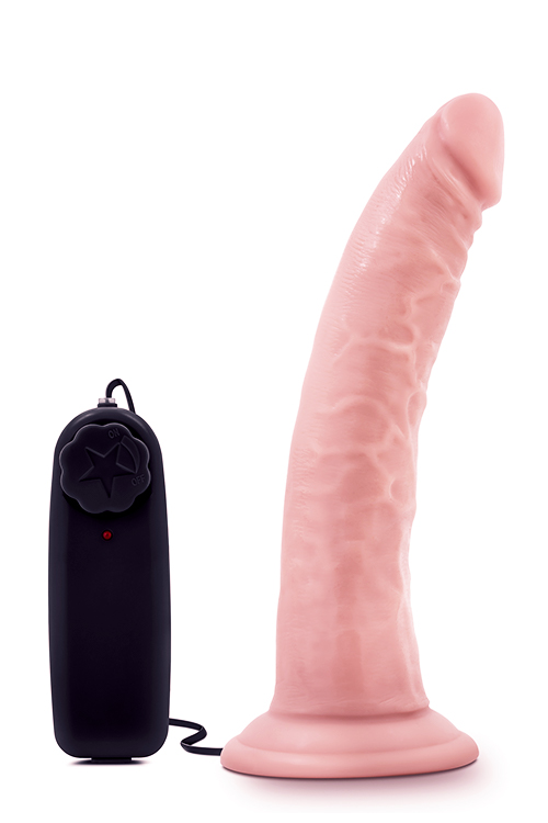 Вибратор Dr. Skin 7 Inch Realistic Vibrating Dildo with Suction Cup Vanilla