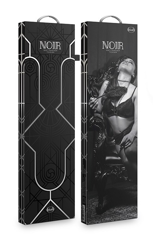 Перо-тиклер Noir Soft Feather Tickler, черного цвета