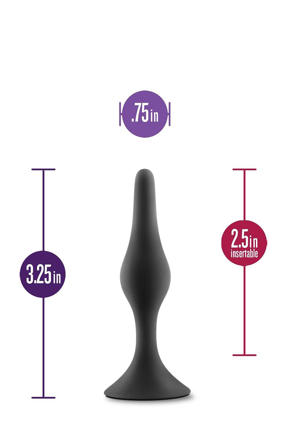 Анальная пробка , размер S ,ANAL ADVENTURES PLATINUM SILICONE