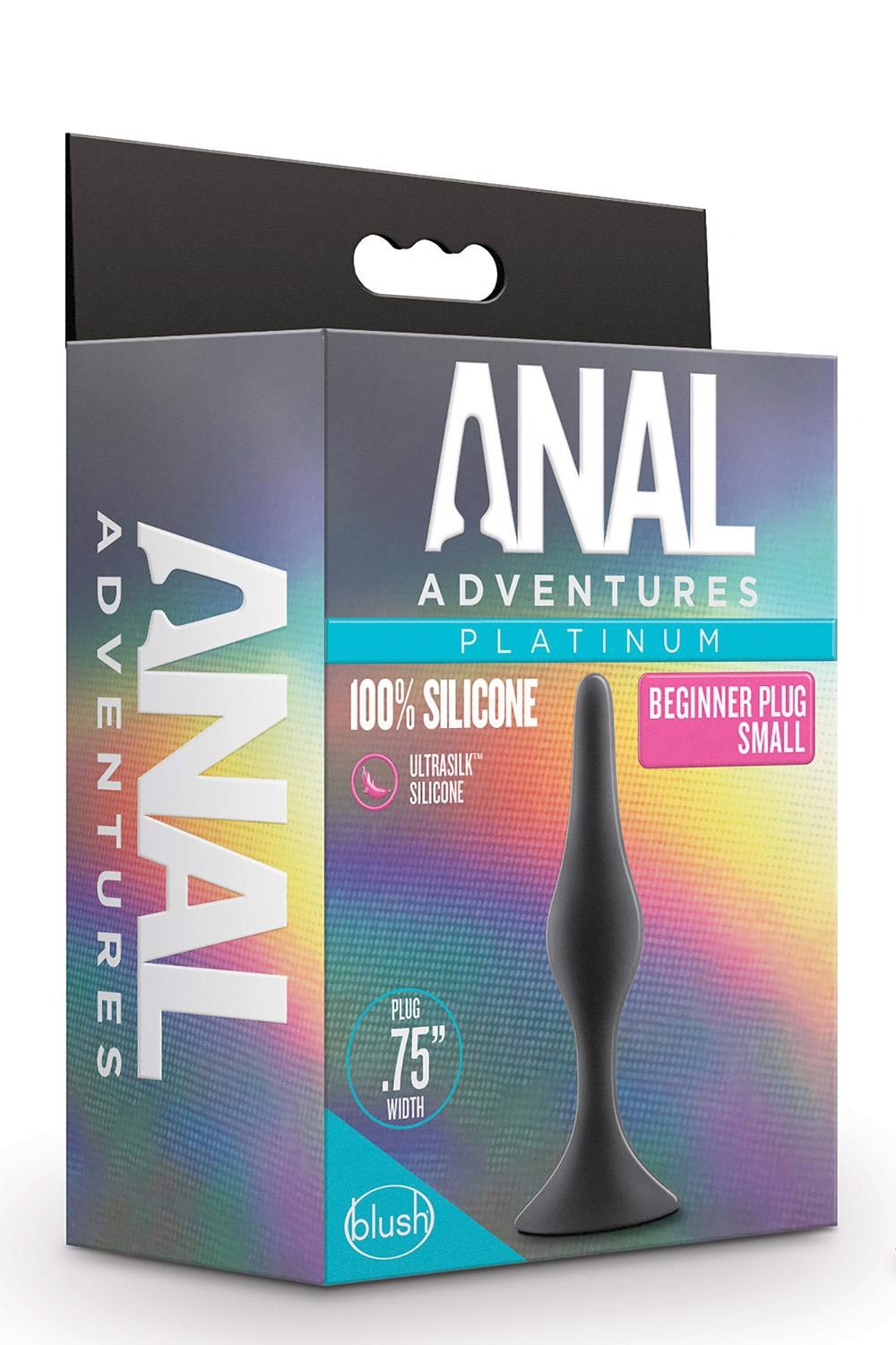 Анальная пробка , размер S ,ANAL ADVENTURES PLATINUM SILICONE