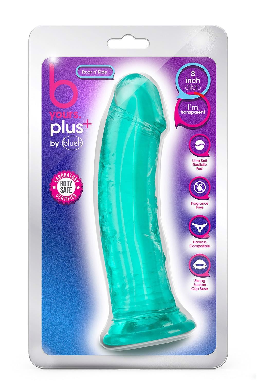 Фалоімітатор реалістичний, на присосці Blush B Yours м'ятний, 20.3 х 5 см