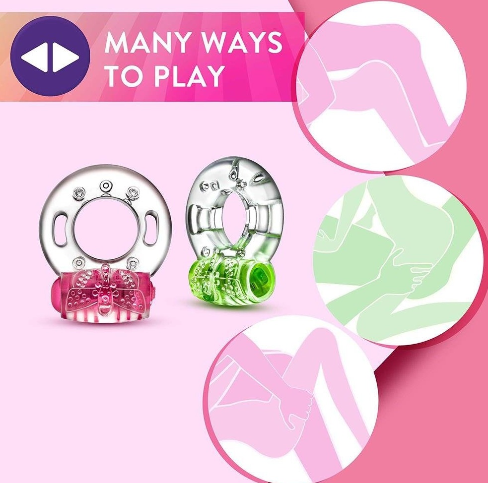 Эрекционное виброкольцо PLAY WITH ME AROUSER VIBRATING C-RING GREEN