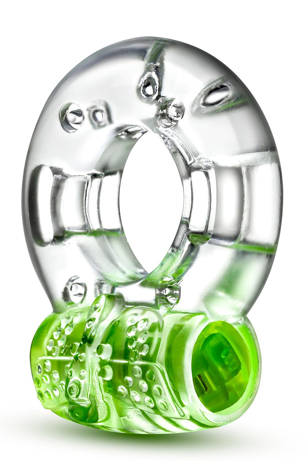 Эрекционное виброкольцо PLAY WITH ME AROUSER VIBRATING C-RING GREEN