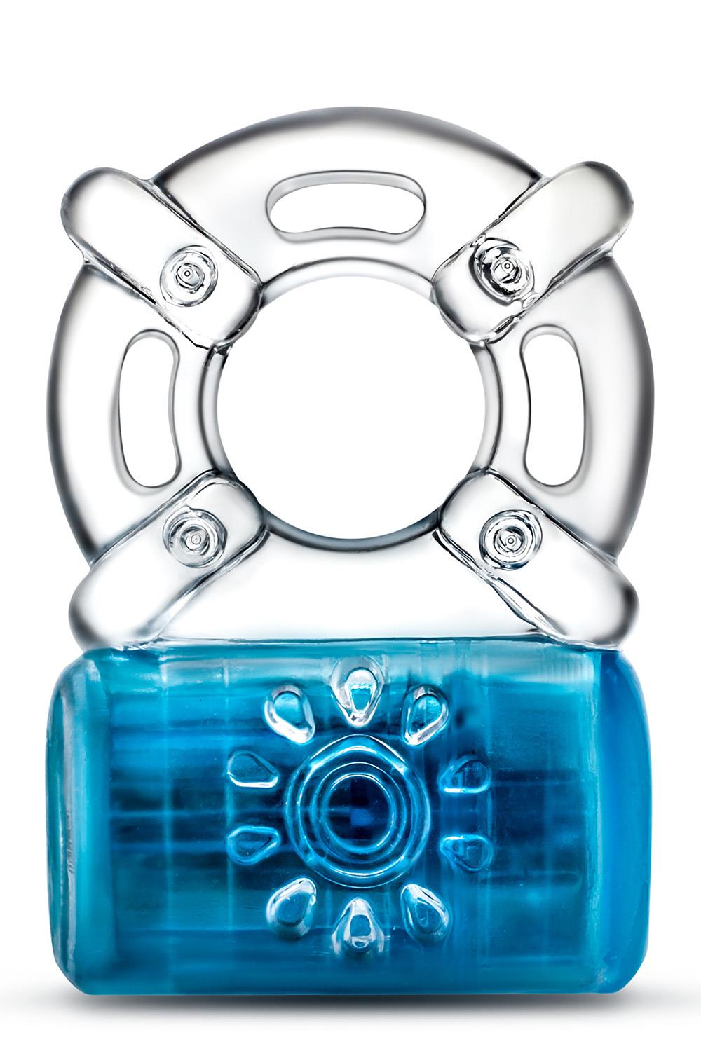 Ерекційне віброкільце PLAY WITH ME ONE NIGHT STAND VIBRATING C-RING BLUE