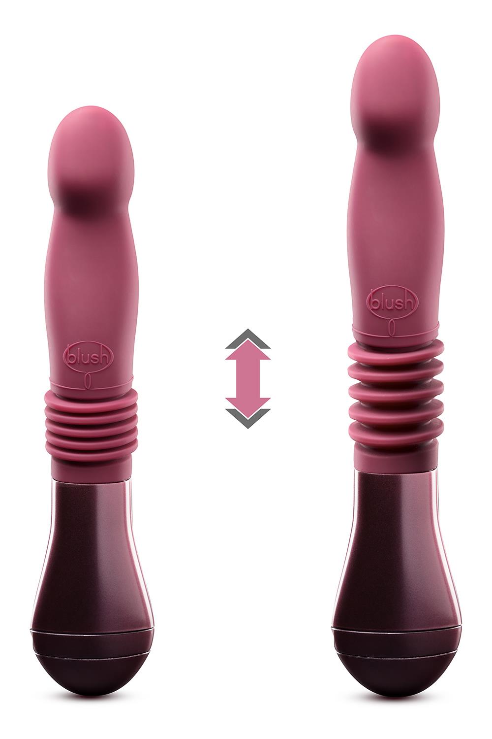 Вібратор TEMPTASIA TRIXIE THRUSTING DILDO WINE