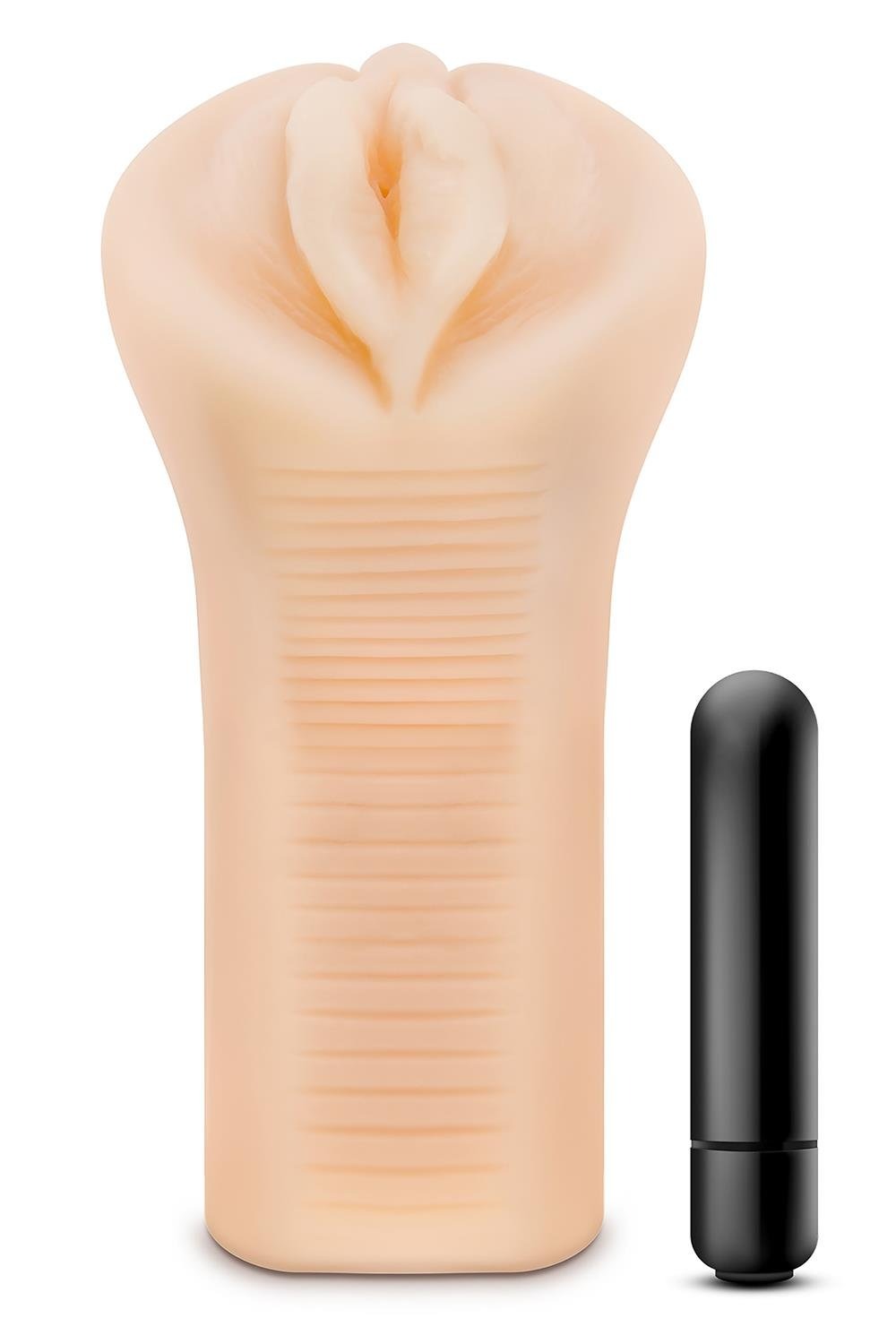 Мастурбатор з віброкулею Blush M For Men Veronika реалістичний, 7.6 см х 16.5 см
