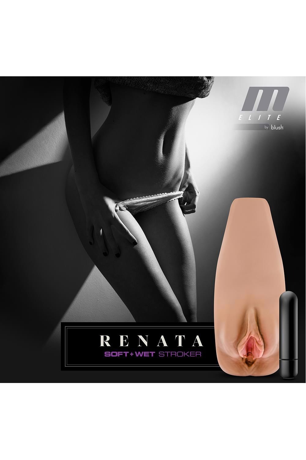 Мастурбатор у колбі M ELITE SOFT AND WET RENATA TAN