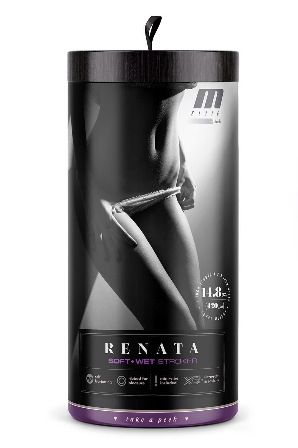 Мастурбатор у колбі M ELITE SOFT AND WET RENATA TAN