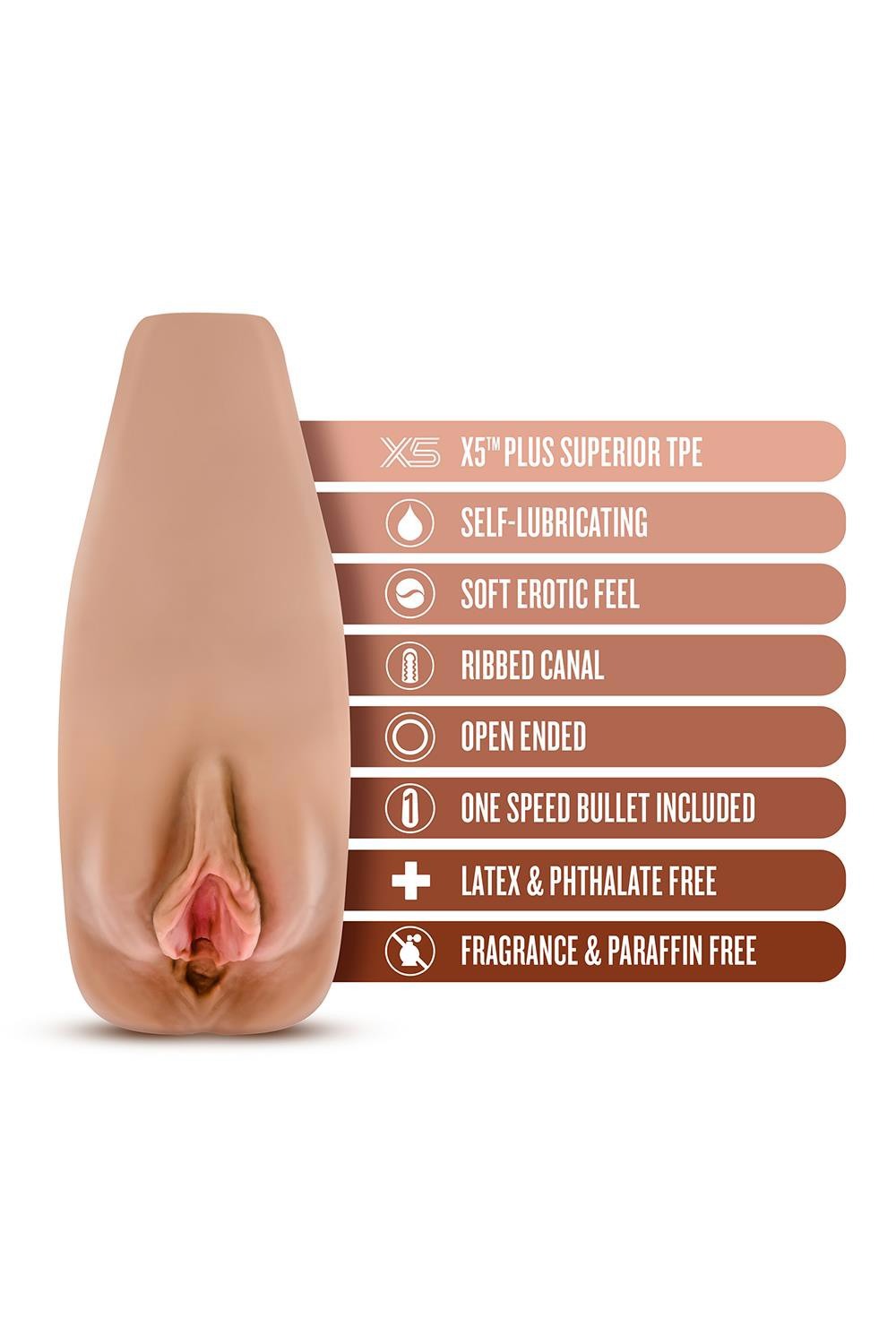Мастурбатор у колбі M ELITE SOFT AND WET RENATA TAN