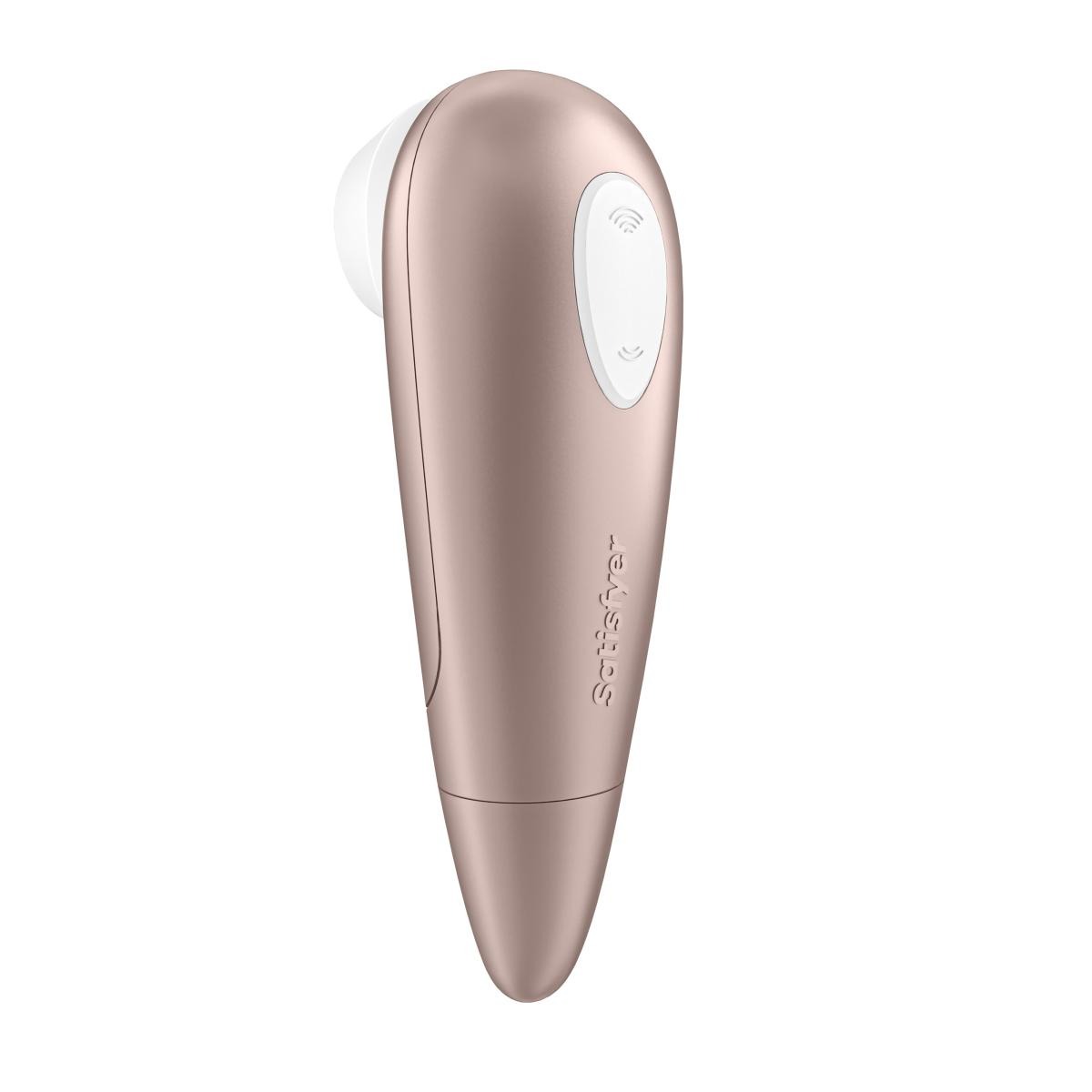 Безконтактний вібромасажер SATISFYER Number One, рожевий перламутр
