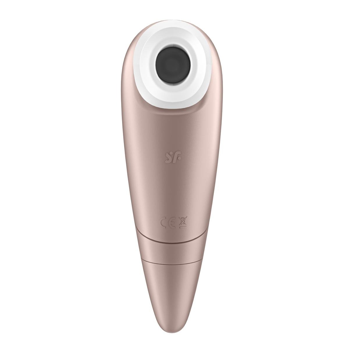 Безконтактний вібромасажер SATISFYER Number One, рожевий перламутр