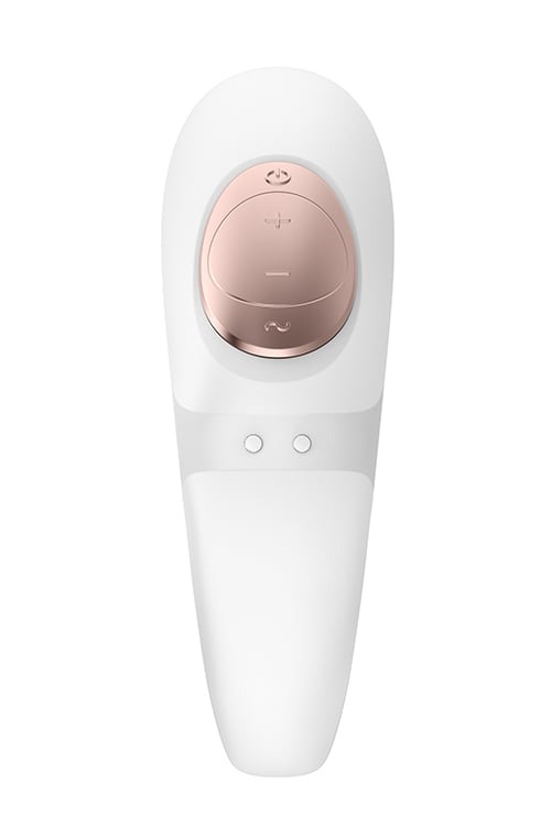 Вибратор для пар с вакуумным стимулятором Satisfyer Pro 4 Couples белый