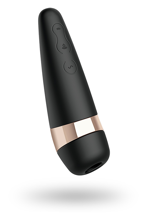 Вакуумний кліторальний стимулятор SATISFYER PRO 3 + чорний