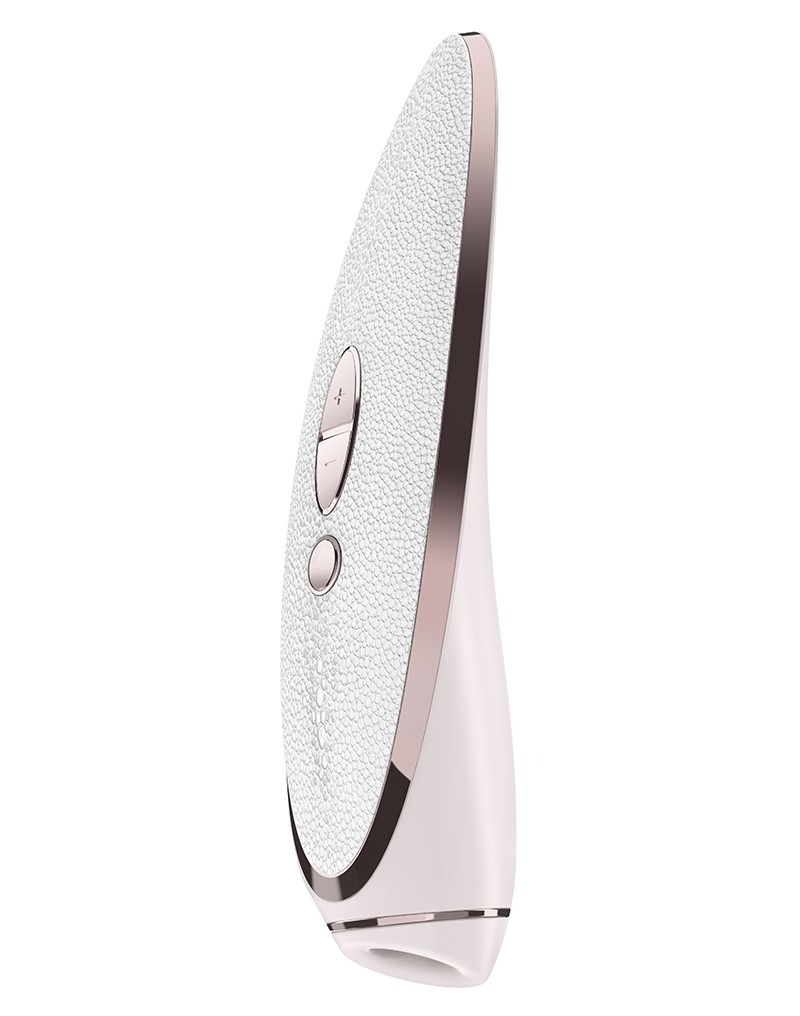 Вакуумний кліторальний стимулятор Satisfyer Luxury Pret-a-Porter, білий