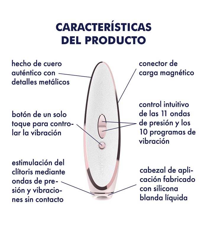 Вакуумний кліторальний стимулятор Satisfyer Luxury Pret-a-Porter, білий