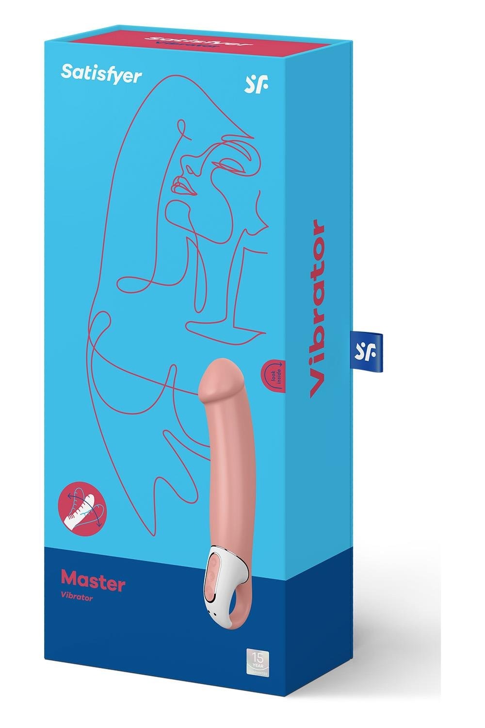 Вибратор реалистик Satisfyer Master Vibrator, светло-коричневый
