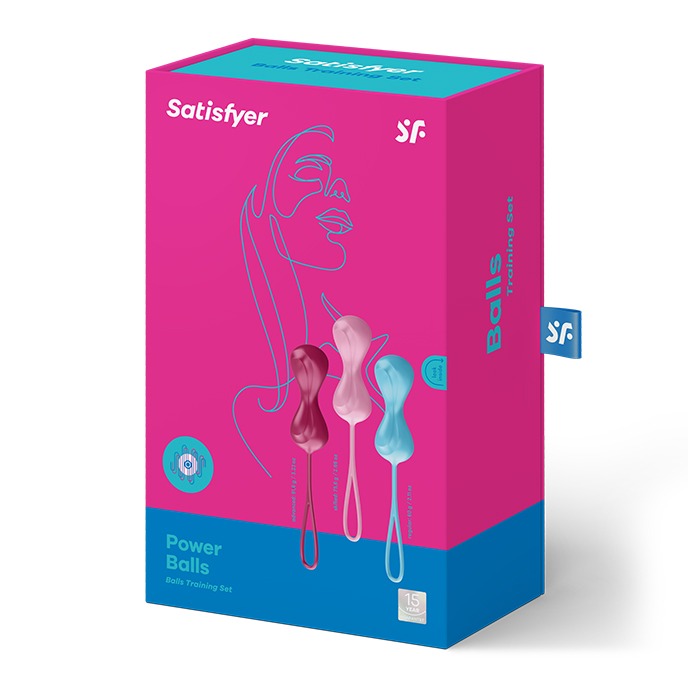 Набір вагінальних кульок Satisfyer Balls C02 double, medium