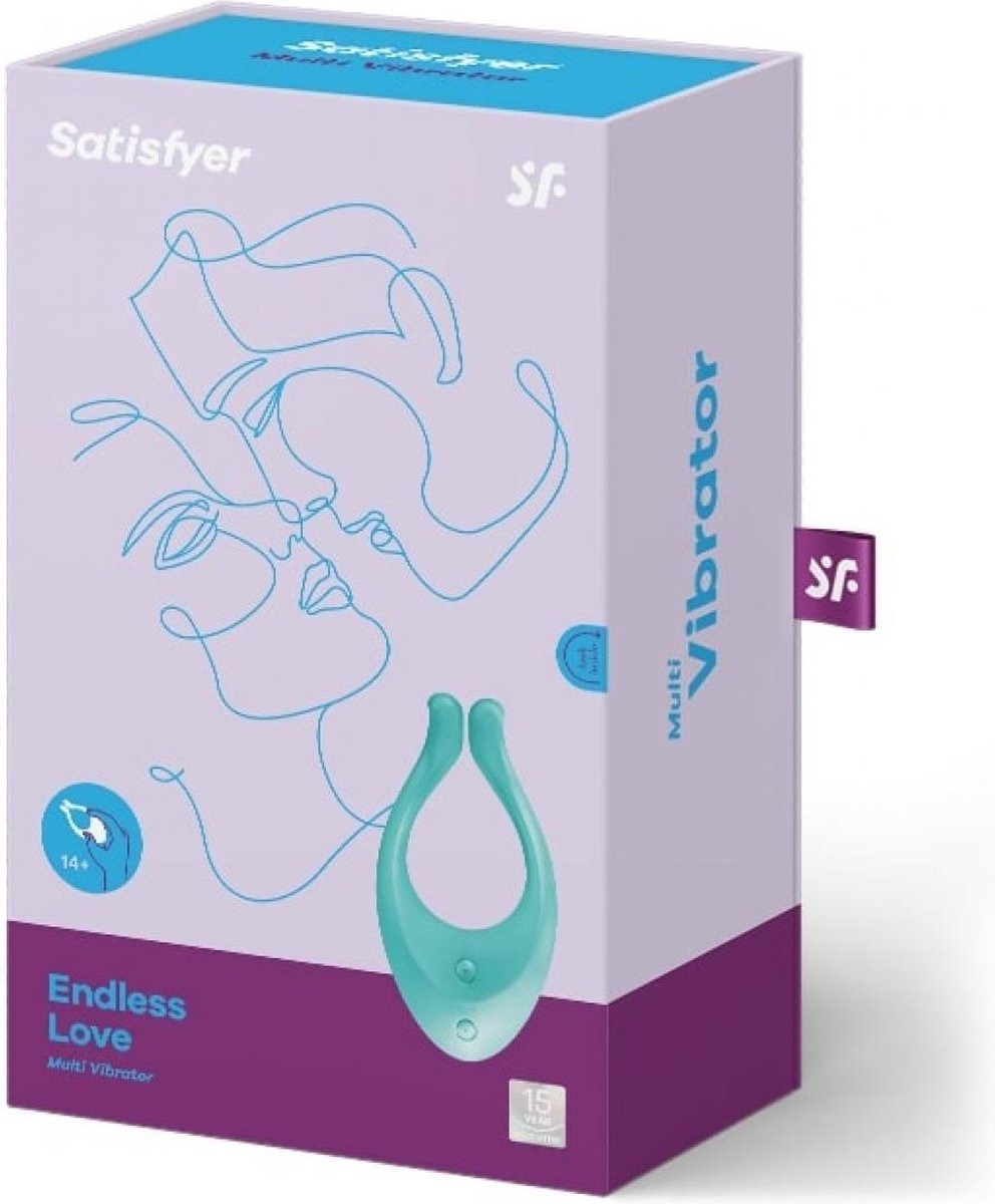 Мультивібратор для пар Satisfyer Partner Endless Love бірюзовий