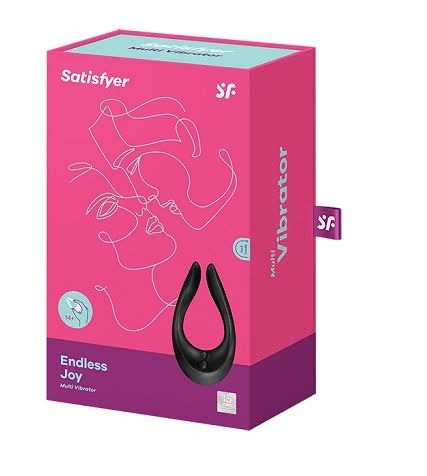 Вібромасажер для двох Satisfyer Endless Joy, чорний