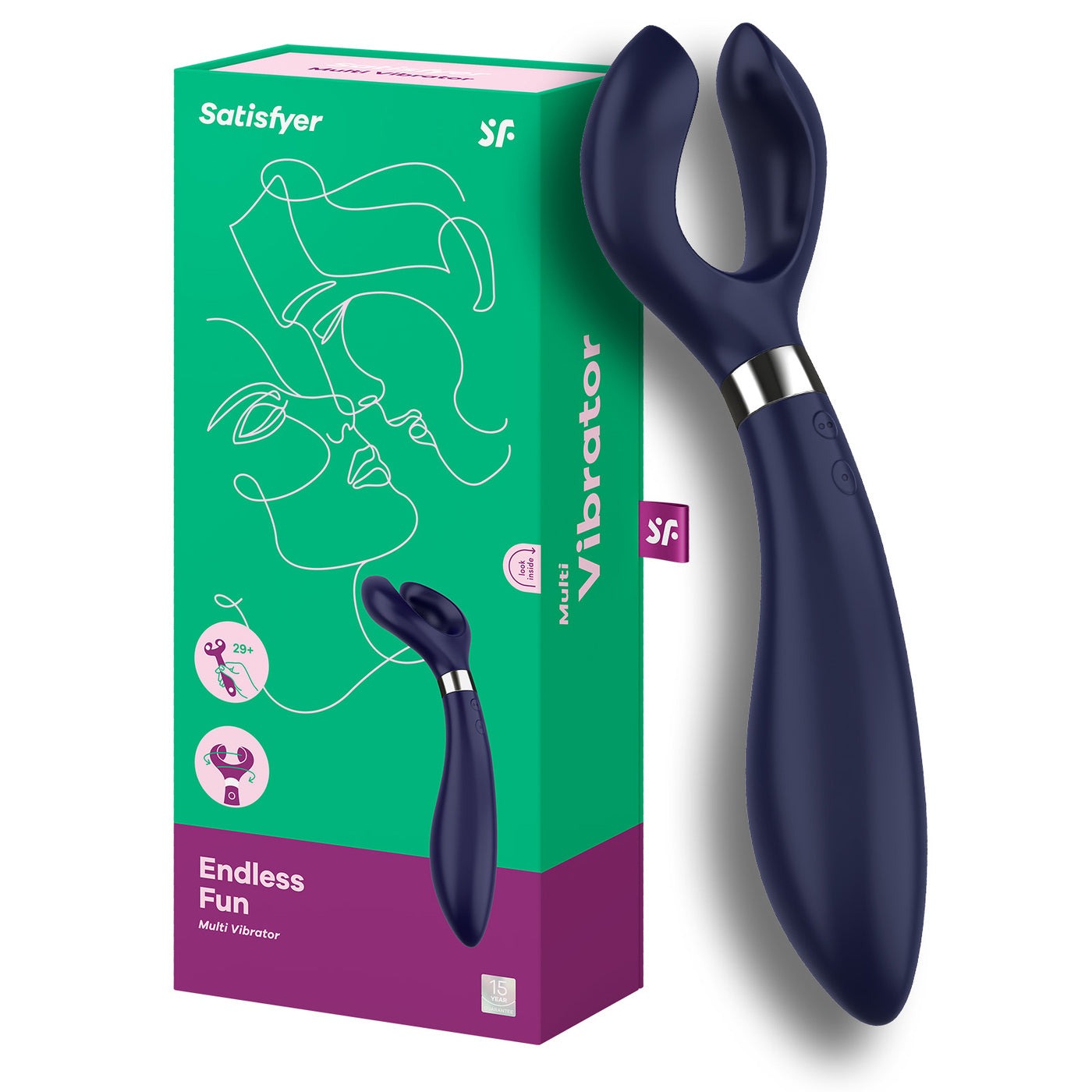Багатофункціональний вібратор Satisfyer Endless Fun Multi, синій