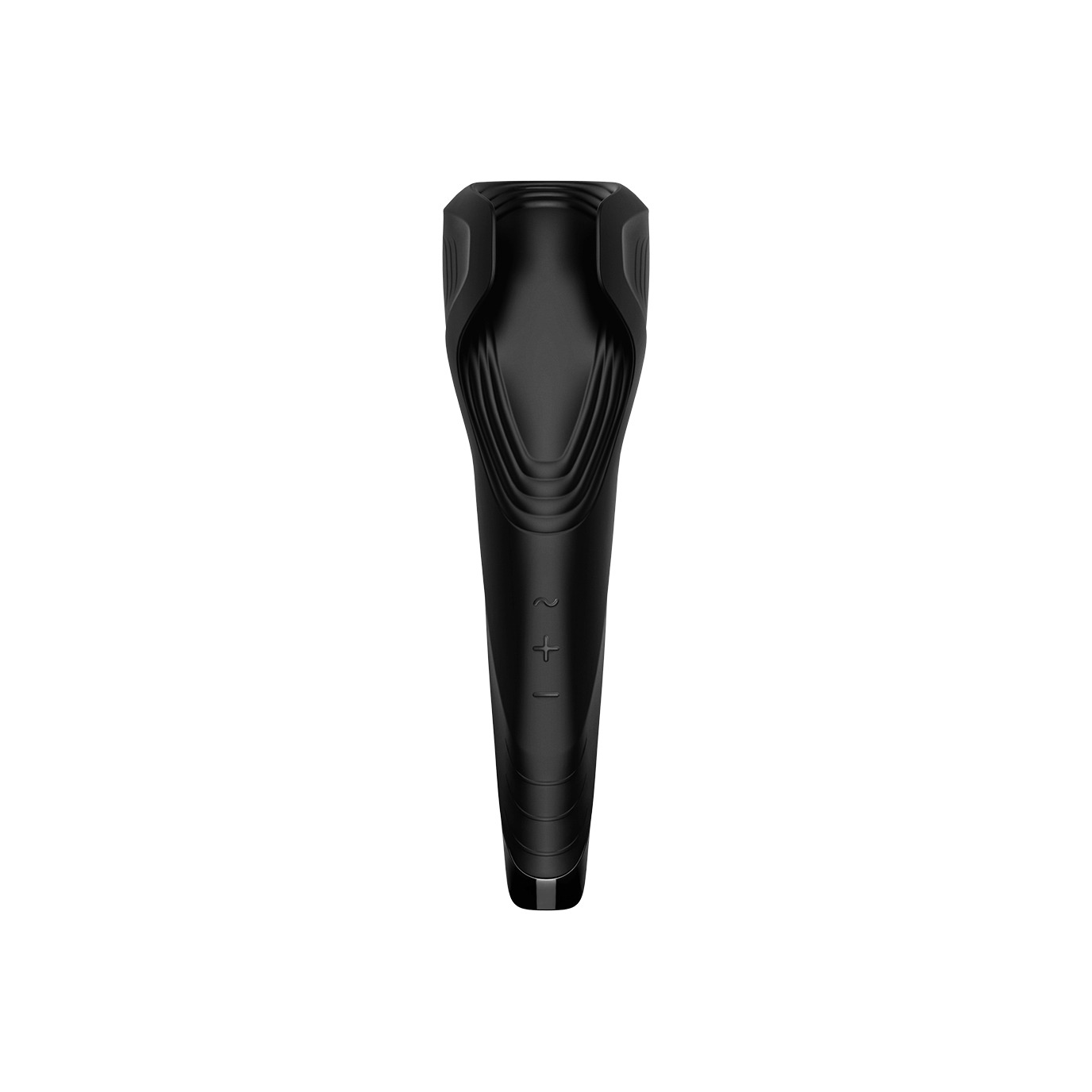 Ергономічний мастурбатор для чоловіків із вібрацією Satisfyer Men Wand, чорний
