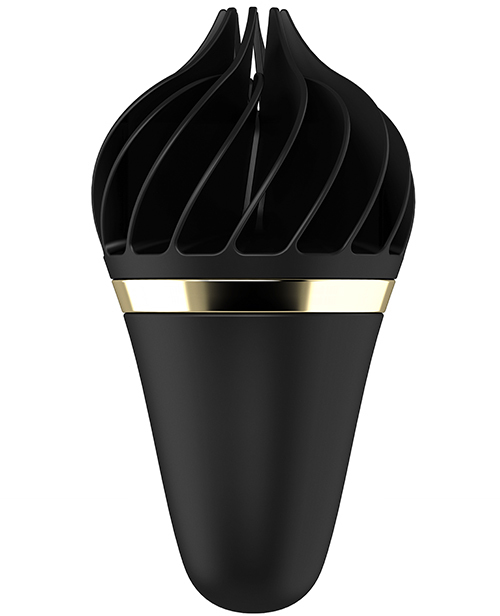 Вибростимулятор клиторальный Satisfyer Sweet Treat Spinnator в форме мороженого, черный