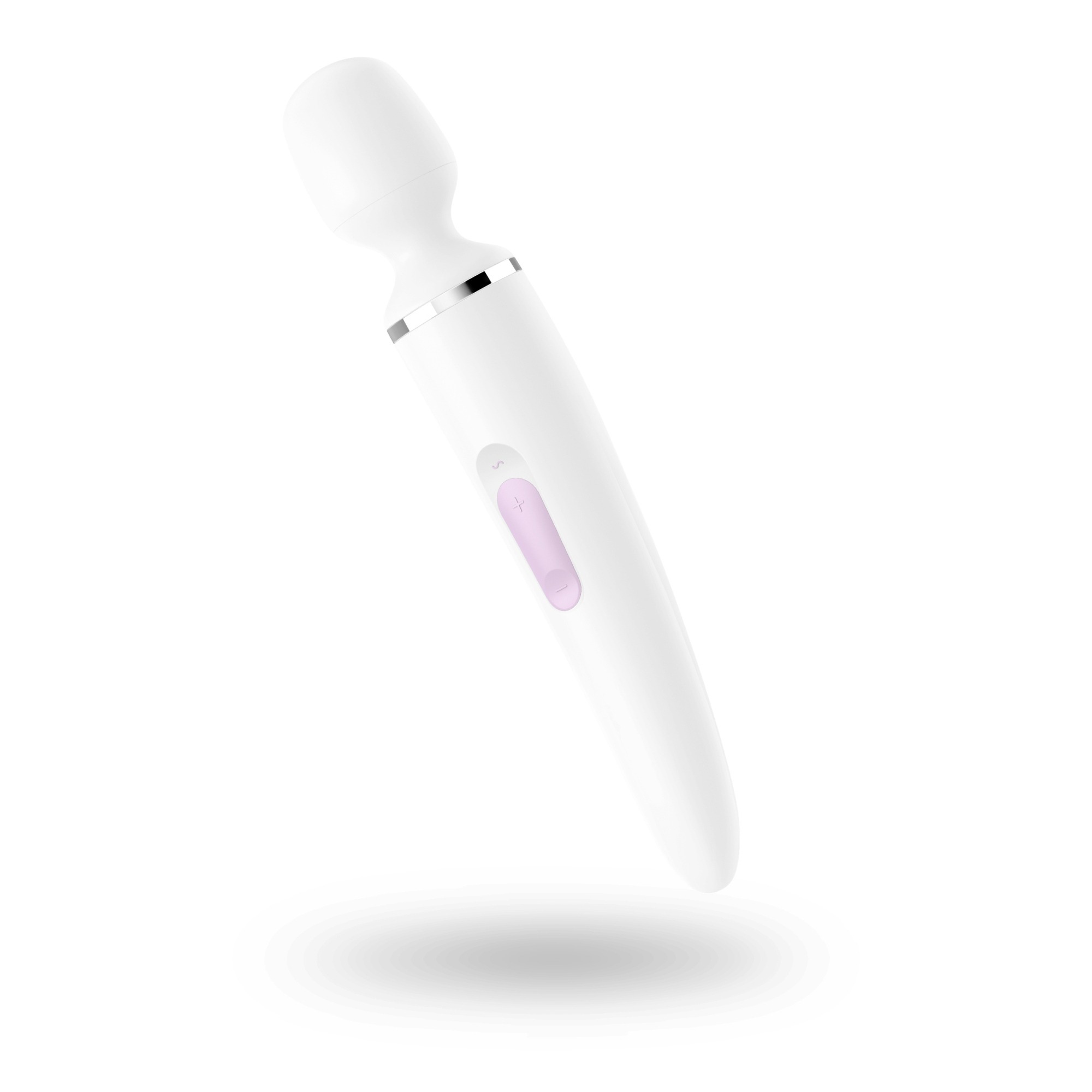 Вібромасажер-мікрофон Satisfyer Wand-er Woman, білий, XXL
