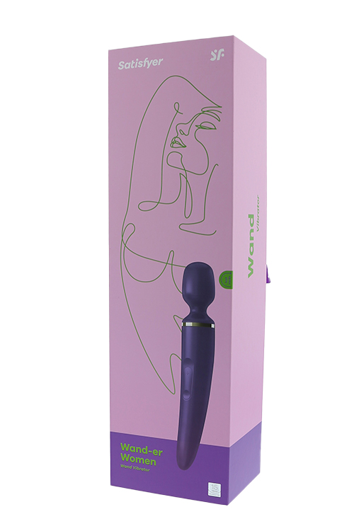 Вибратор микрофон универсальный SATISFYER WAND-ER WOMEN фиолетовый