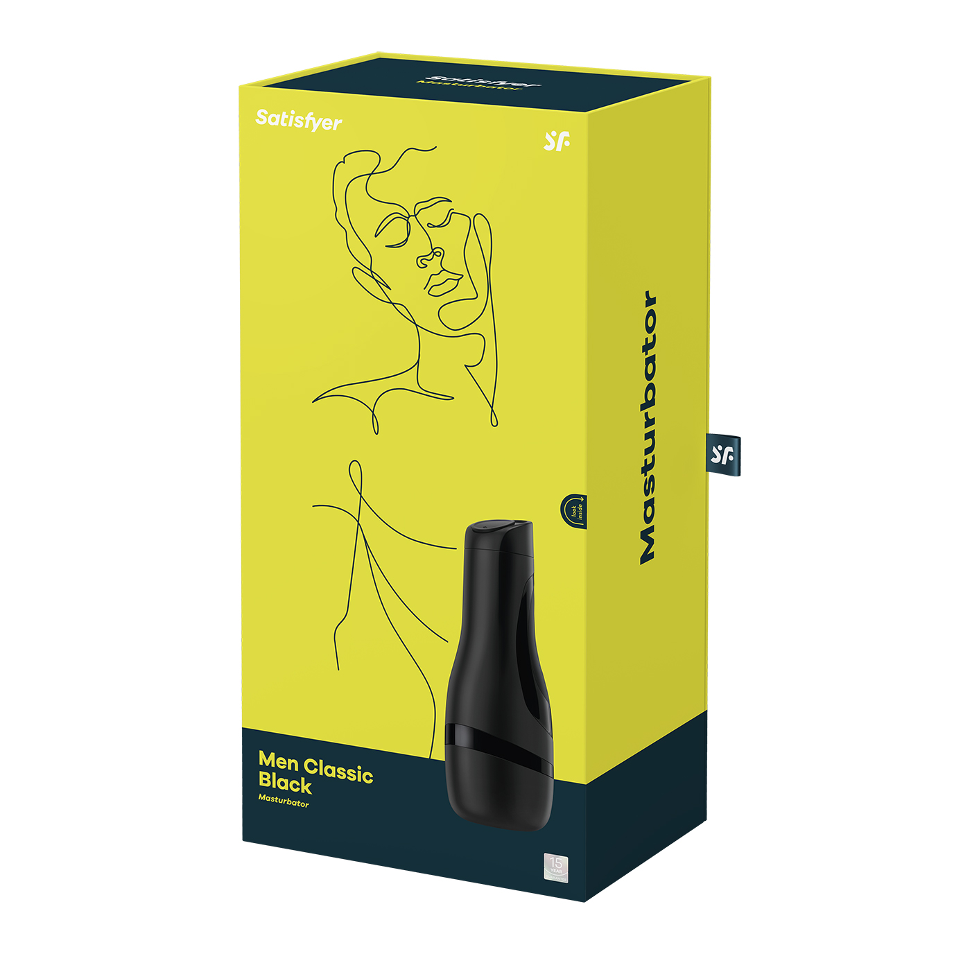 Елегантний мастурбатор Satisfyer Men Classic у чорній колбі