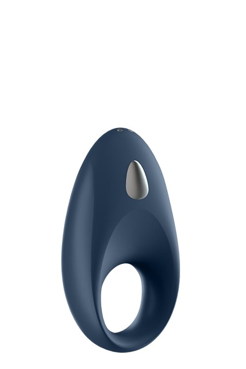 Эрекционное смарт-виброкольцо Satisfyer Mighty One синее