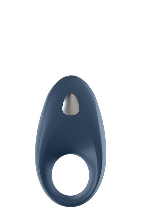 Эрекционное смарт-виброкольцо Satisfyer Mighty One синее