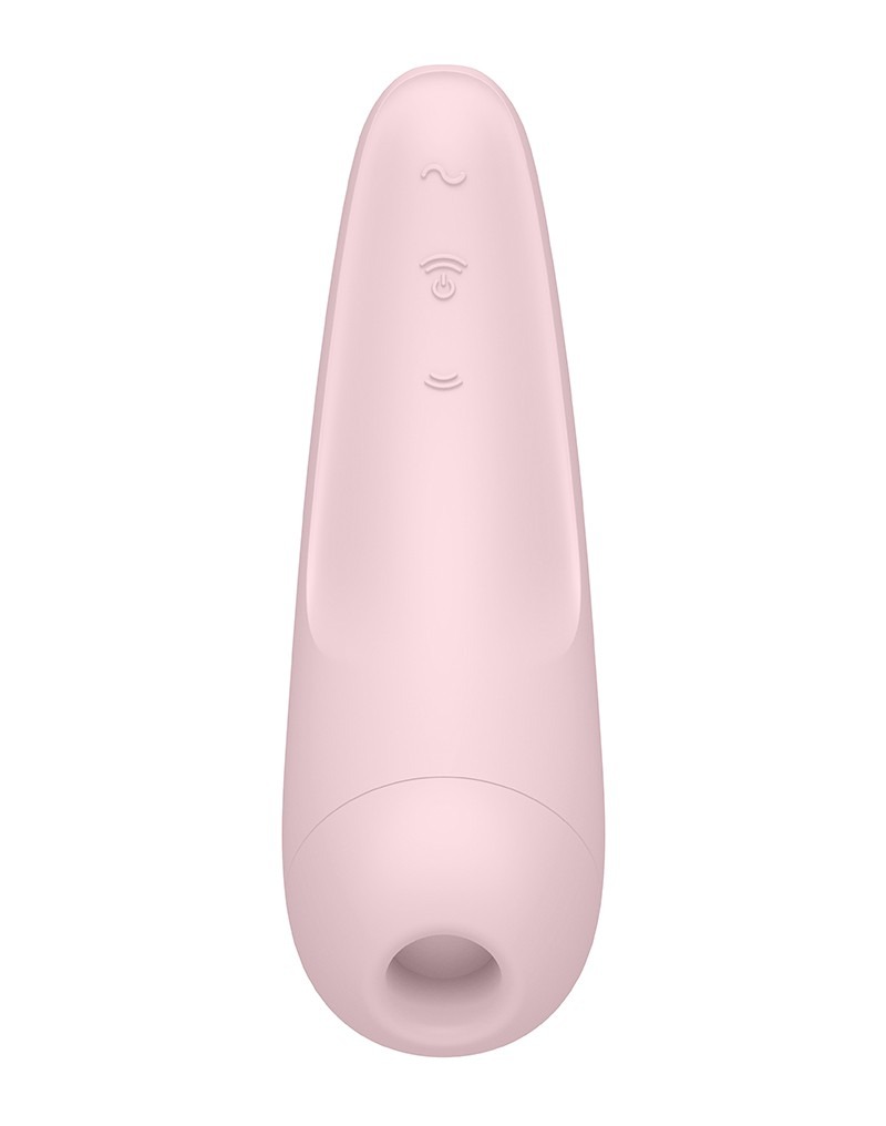 Безконтактний смарт стимулятор клітора SATISFYER CURVY2+ рожевий