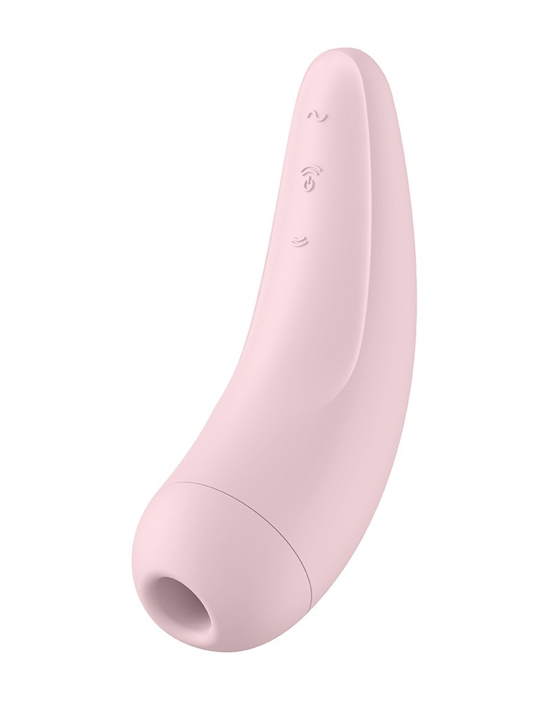 Безконтактний смарт стимулятор клітора SATISFYER CURVY2+ рожевий