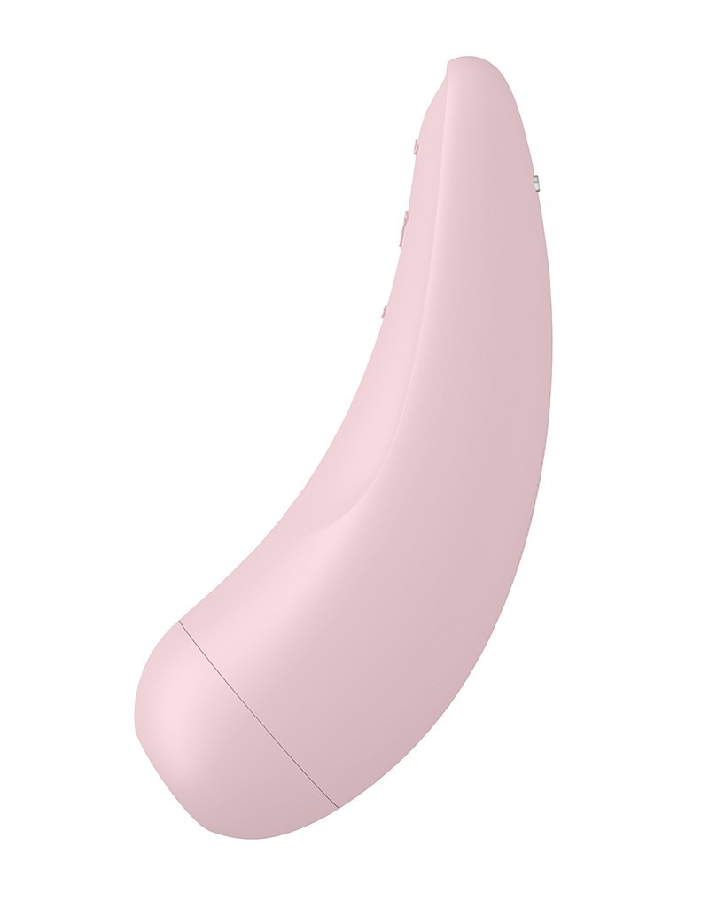 Безконтактний смарт стимулятор клітора SATISFYER CURVY2+ рожевий