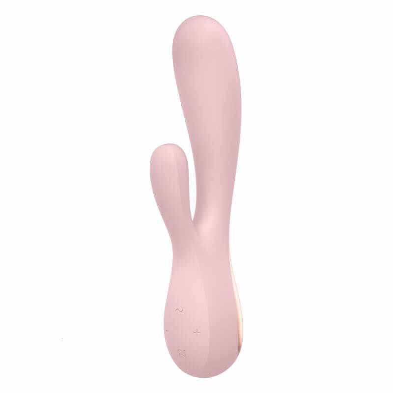 Вибромассажер кролик SATISFYER MONO FLEX с подключением к приложению, розовый