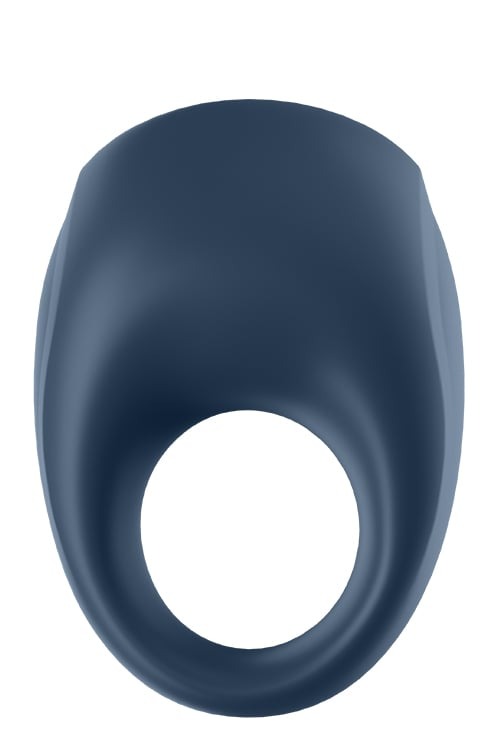 Эрекционное синее виброкольцо Satisfyer Strong One с возможностью работать от приложения