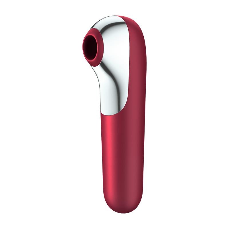 Вакуумний кліторальний стимулятор SATISFYER DUAL LOVE червоний