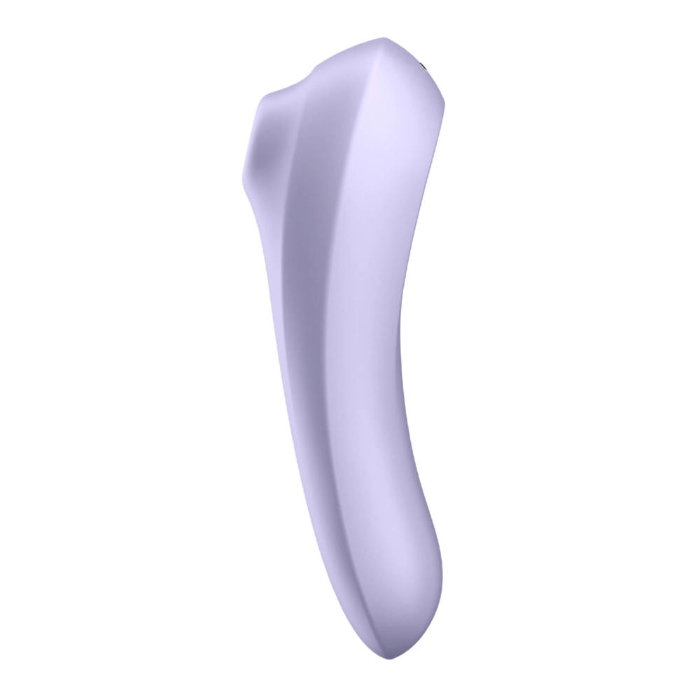 Двойной смарт вибратор с вакуумной стимуляцией Satisfyer Dual Pleasure сиреневый