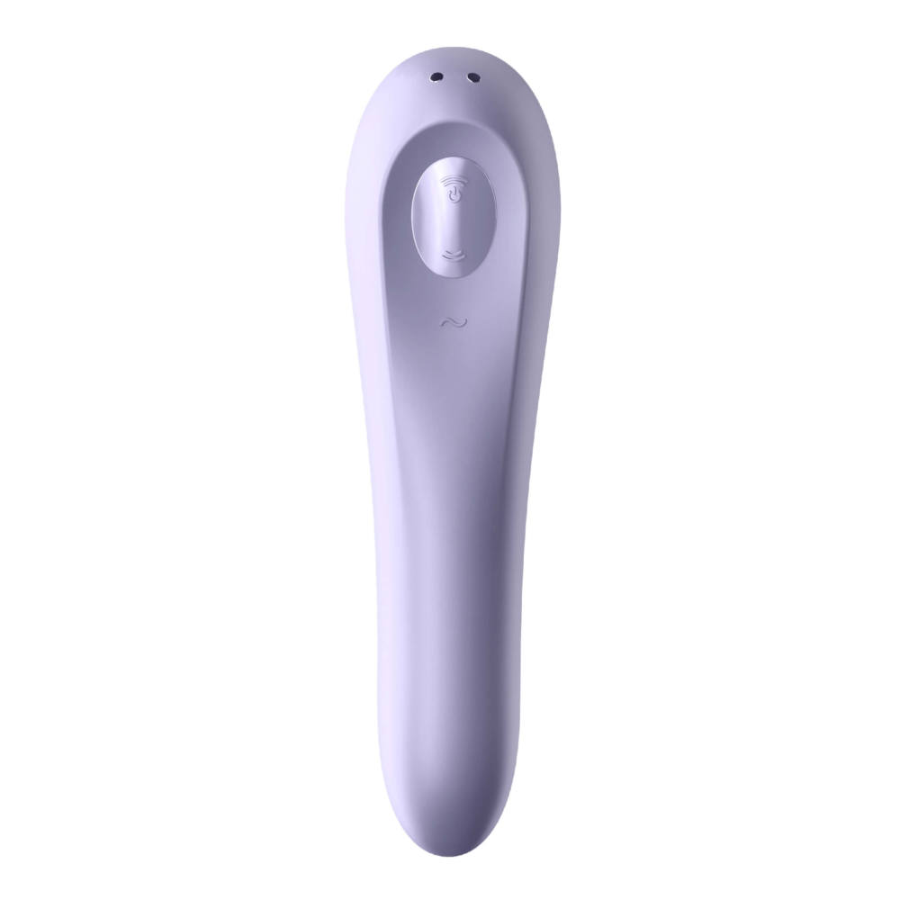 Двойной смарт вибратор с вакуумной стимуляцией Satisfyer Dual Pleasure сиреневый